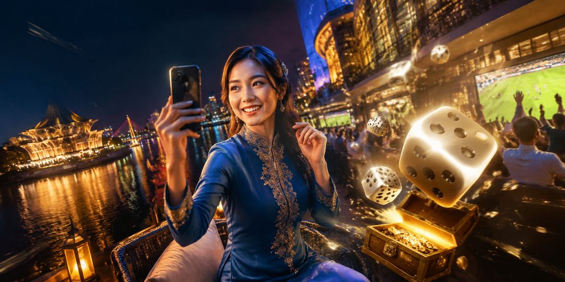Pemain Kuching menikmati permainan dadu dan hiburan kasino di platform 18sx