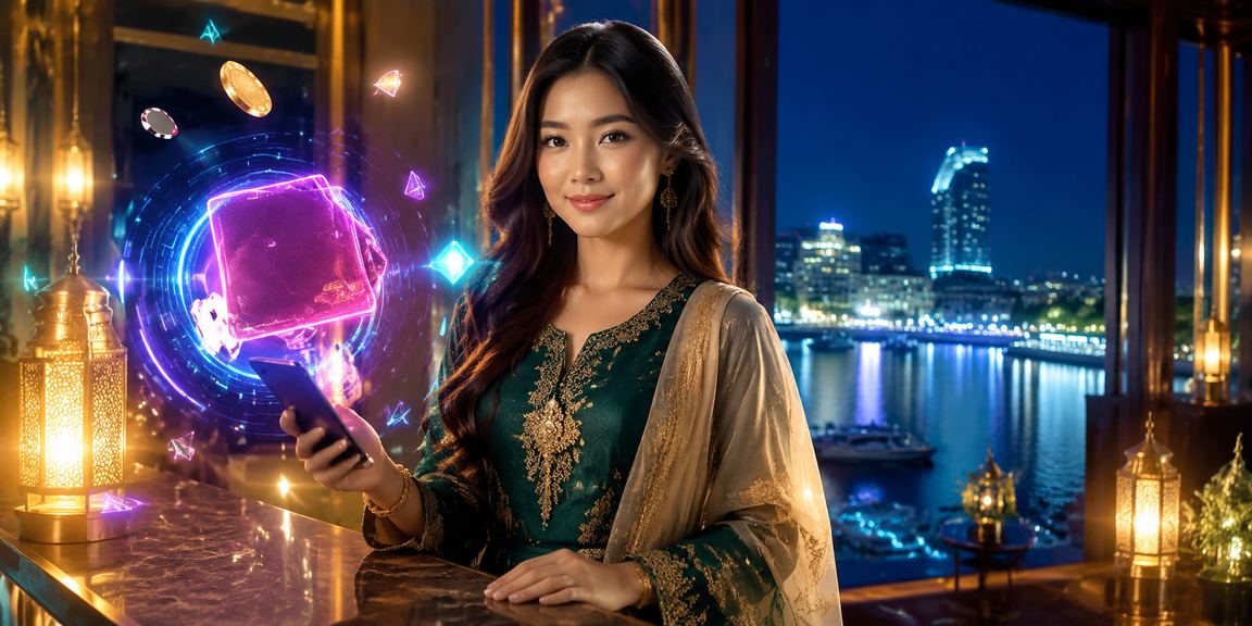 Pemain Malaysia menggunakan aplikasi kasino 18sx untuk bermain Roulette semasa Hari Raya